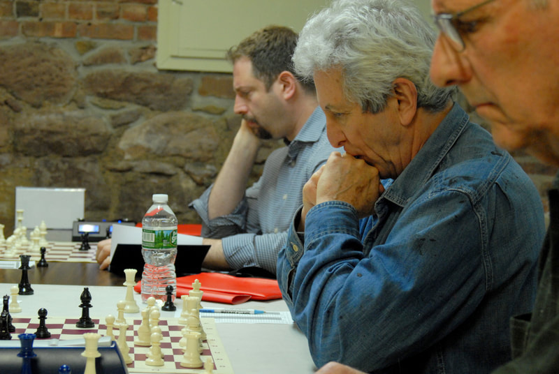 Players concentrating during a match